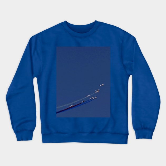 r638/ Finition 2022 -  la Légendaire  Patrouille de France 2014 le Vigeant 86  "   (c)(h) Olavia-Olao Okaio Créations Crewneck Sweatshirt by caillaudolivier